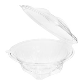 Tigela Redonda Bisagra APET Transparente 600ml Ø175mm (46 Uds)
