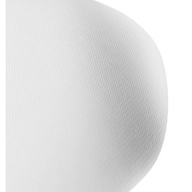 Prato Wasara Branco Biodegradável Maru M (50 Uds)