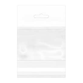 Saco PP Biorientado Dobra Adesivo e Eurotaladro 8x12cm G160 (1000 Uds)