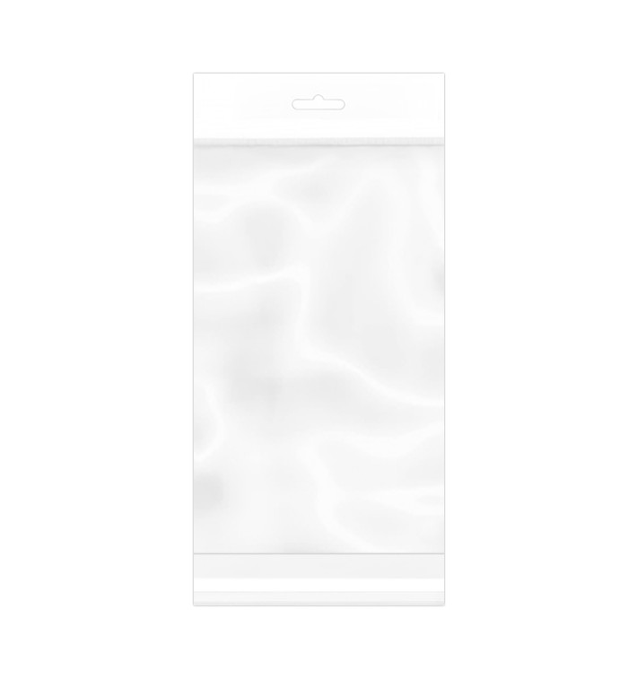 Saco PP Biorientado Dobra Adesivo e Eurotaladro 16x30cm G160 (100 Uds) Saco PP Biorientado Dobra Adesivo e Eurotaladro 16x30cm G160 (100 Uds)