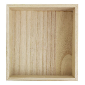 Caixa de Madeira Apresentação 16x15x5cm (1 Ud)