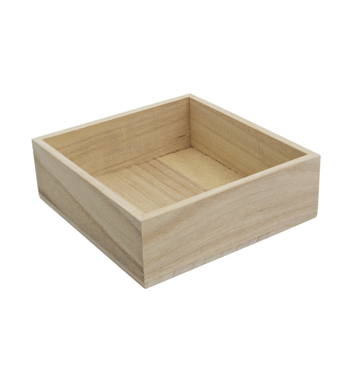 Caixa de Madeira Apresentação 16x15x5cm (24 Uds) Caixa de Madeira Apresentação 16x15x5cm (24 Uds)