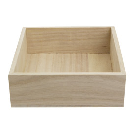 Caixa de Madeira Apresentação 16x15x5cm (24 Uds)