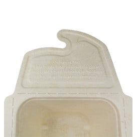 Embalagem Box to Go Cana-de-Açúcar 13x13x7cm 500ml. (150 Uds)