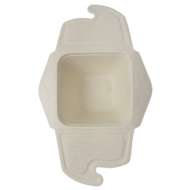 Embalagem Box to Go Cana-de-Açúcar 13x13x7cm 500ml. (150 Uds)