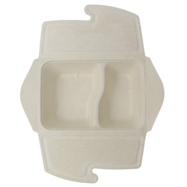 Embalagem Box to Go Cana-de-Açúcar 2C 21x15x5cm 800ml (50 Uds)