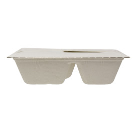 Embalagem Box to Go Cana-de-Açúcar 2C 21x15x5cm 800ml (50 Uds)