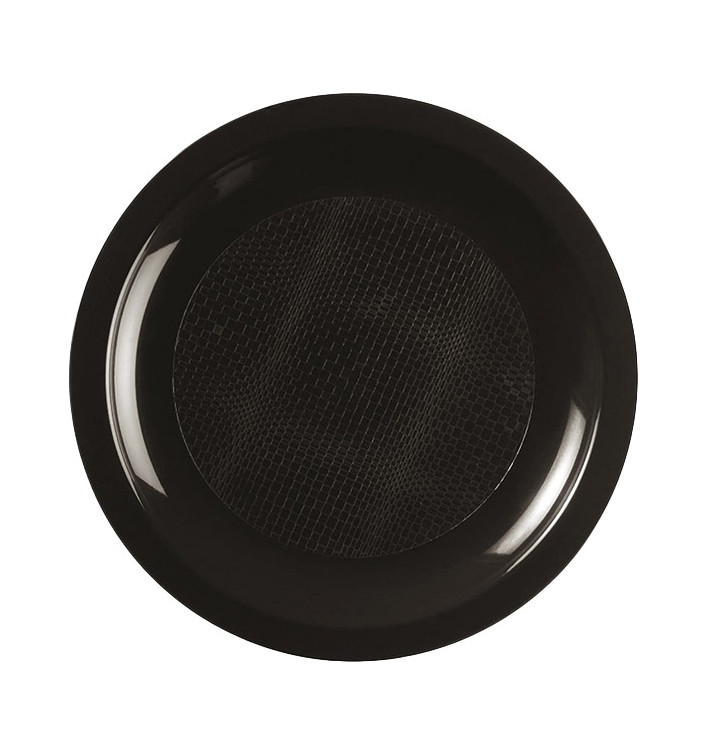 Prato Plastico Raso Preto Round PP Ø185mm (25 Uds) Prato Plastico Raso Preto Round PP Ø185mm (25 Uds)