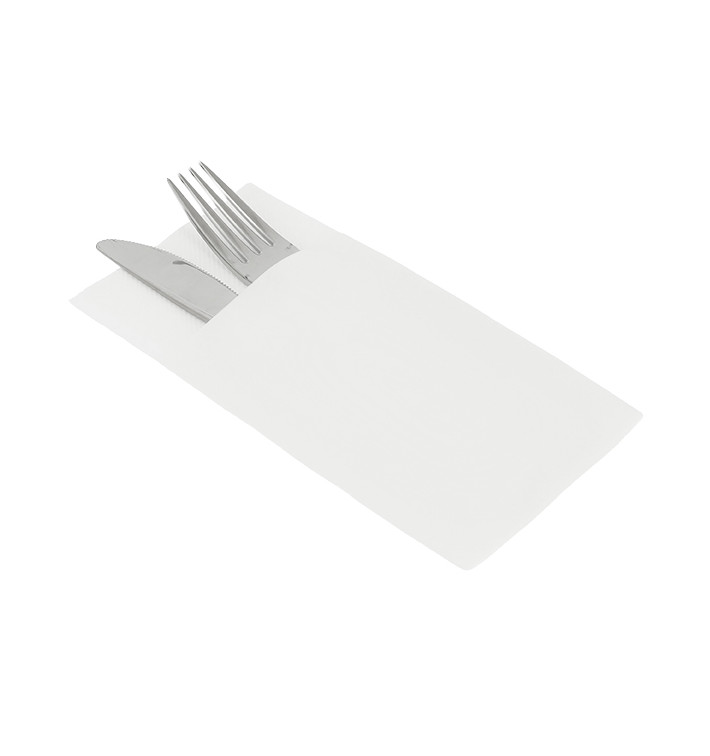 Guardanapos Kanguro Airlaid Branco 40x40cm (480 Uds) Guardanapos Kanguro Airlaid Branco 40x40cm (480 Uds)