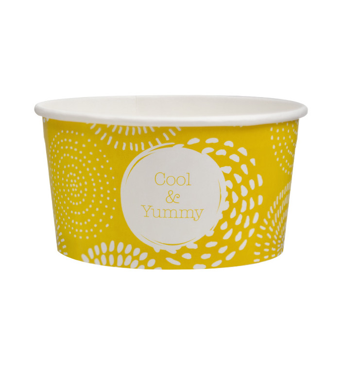 Taça de Cartão para Gelados 5oz/140ml "Cool&Yummy" (50 Uds) Taça de Cartão para Gelados 5oz/140ml "Cool&Yummy" (50 Uds)
