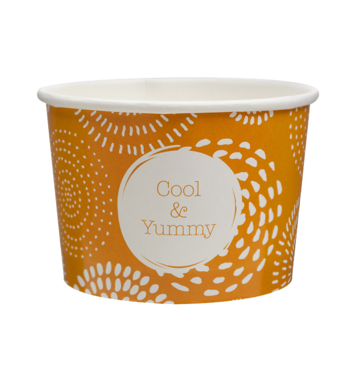 Taça de Cartão para Gelados 10 Oz/310ml Cool&Yummy (600 Uds) Taça de Cartão para Gelados 10 Oz/310ml Cool&Yummy (600 Uds)