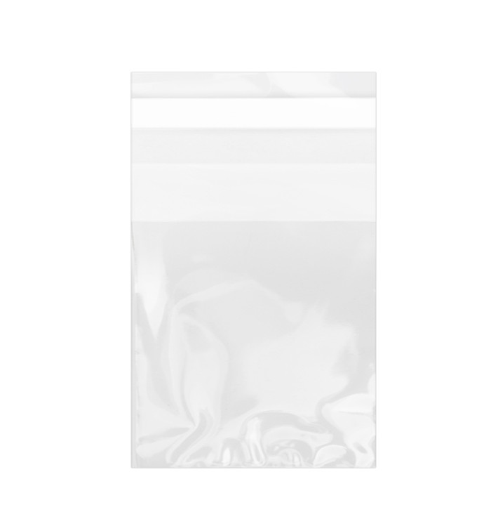 Saco PP Biorientado Dobra Adesivo 5,5x5,5cm G160 (1000 Uds) Saco PP Biorientado Dobra Adesivo 5,5x5,5cm G160 (1000 Uds)