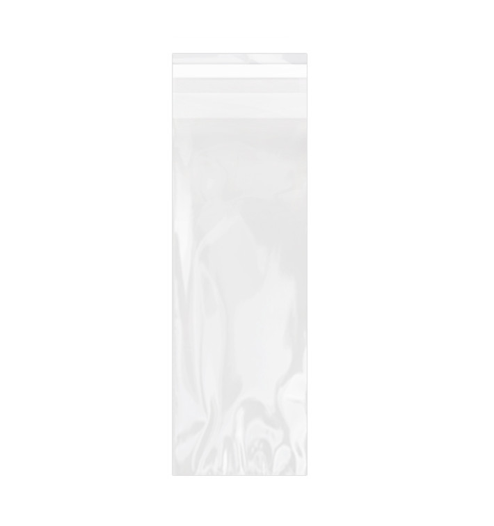 Saco PP Biorientado Dobra Adesivo 7x20cm G160 (1000 Uds) Saco PP Biorientado Dobra Adesivo 7x20cm G160 (1000 Uds)