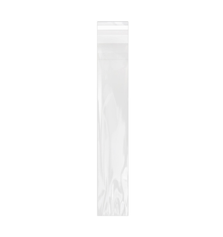 Saco PP Biorientado Dobra Adesivo 7x40cm G160 (100 Uds) Saco PP Biorientado Dobra Adesivo 7x40cm G160 (100 Uds)