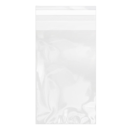 Saco PP Biorientado Dobra Adesivo 10x15cm G160 (1000 Uds)