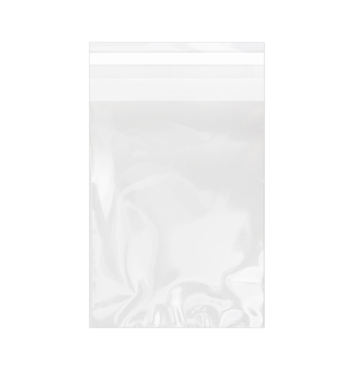 Saco PP Biorientado Dobra Adesivo 11x16cm G160 (1000 Uds) Saco PP Biorientado Dobra Adesivo 11x16cm G160 (1000 Uds)