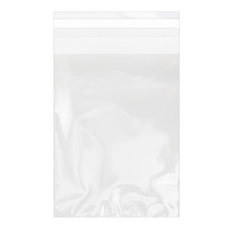 Saco PP Biorientado Dobra Adesivo 11x16cm G160 (1000 Uds)