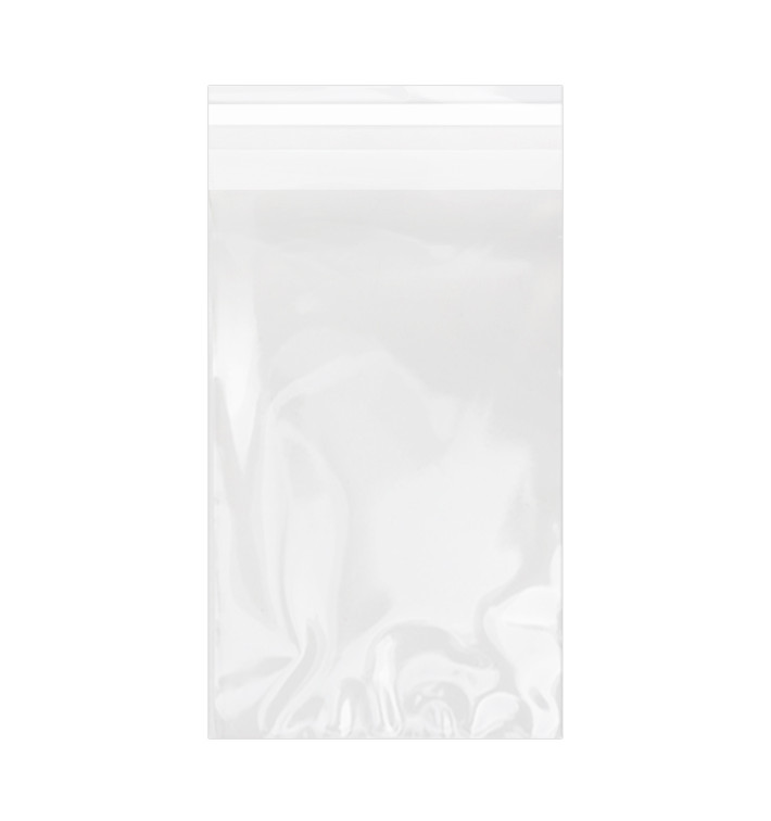 Saco PP Biorientado Dobra Adesivo 12x18cm G160 (100 Uds) Saco PP Biorientado Dobra Adesivo 12x18cm G160 (100 Uds)