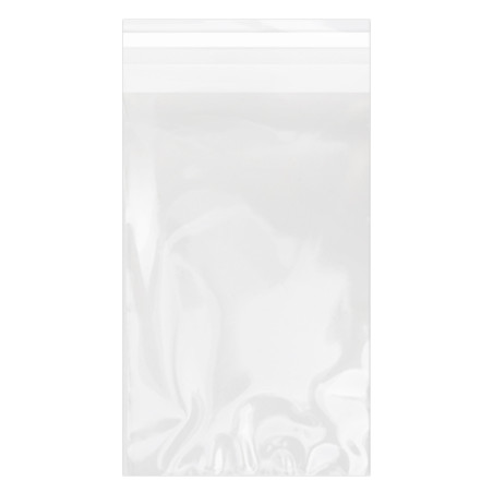 Saco PP Biorientado Dobra Adesivo 12x18cm G160 (1000 Uds)