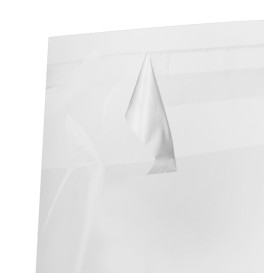 Saco PP Biorientado Dobra Adesivo 35x45cm G160 (100 Uds)