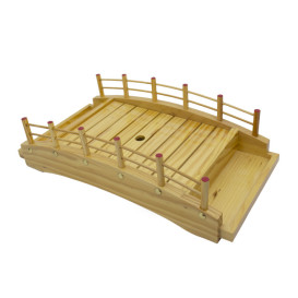 Bandeja Ponte para Sushi  de Madeira 43x21,5x12,5cm (1 Ud)