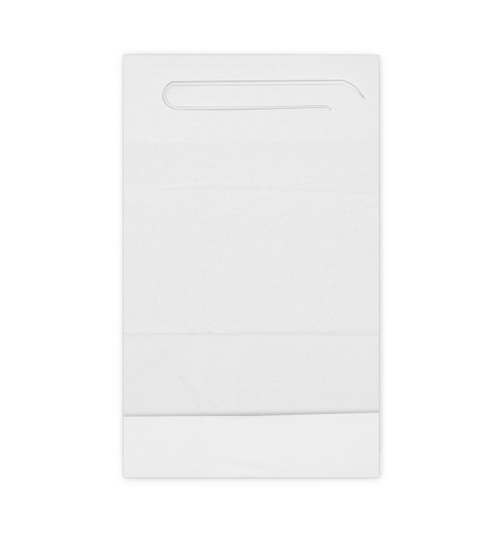 Babador Adulto com Saco Branco 36x65cm (500 Uds) Babador Adulto com Saco Branco 36x65cm (500 Uds)