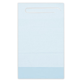 Babador Adulto com Saco Azul 36x65cm (125 Uds)