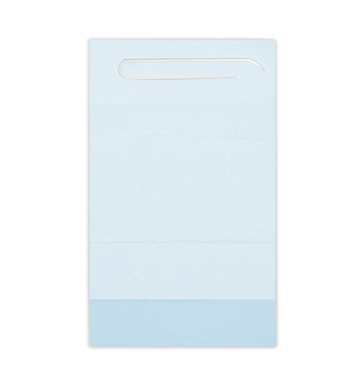 Babador Adulto com Saco Azul 36x65cm (125 Uds) Babador Adulto com Saco Azul 36x65cm (125 Uds)