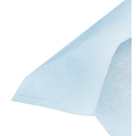 Babador Adulto com Saco Azul 36x65cm (125 Uds)