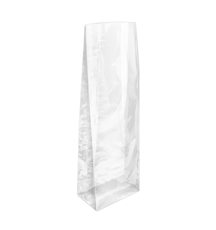 Saco de PP Biorientado Fundo Quadrado 10x30+6cm G160 (100 Uds) Saco de PP Biorientado Fundo Quadrado 10x30+6cm G160 (100 Uds)