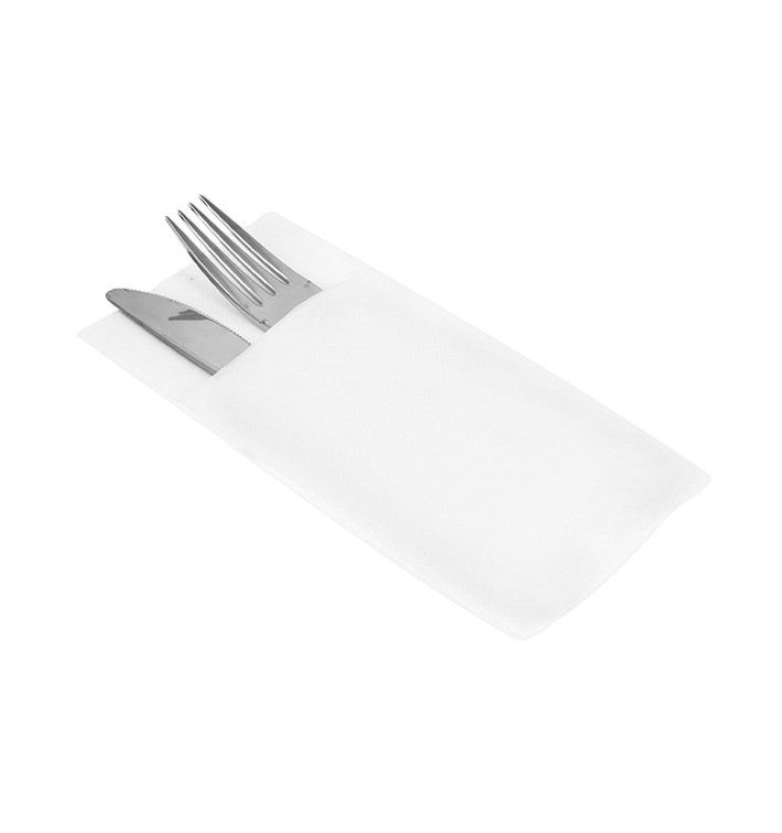 Guardanapos Kanguro Papel 40x40cm Branco (30 Uds) Guardanapos Kanguro Papel 40x40cm Branco (30 Uds)