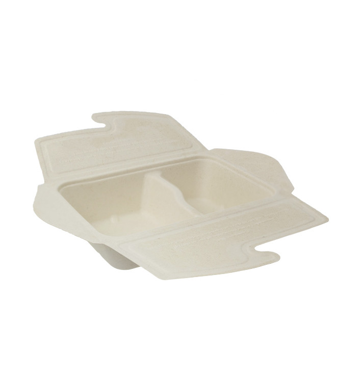 Embalagem Box to Go Cana-de-Açúcar 2C 21x15x5cm 800ml (50 Uds) Embalagem Box to Go Cana-de-Açúcar 2C 21x15x5cm 800ml (50 Uds)