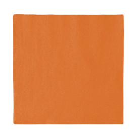Guardanapos Papel 2 Folhas Laranja 33x33cm (50 Uds)