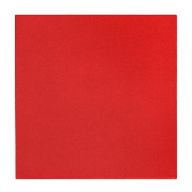 Guardanapos Papel Vermelho 2F Ponta-Ponta 33x33cm (50 Uds)