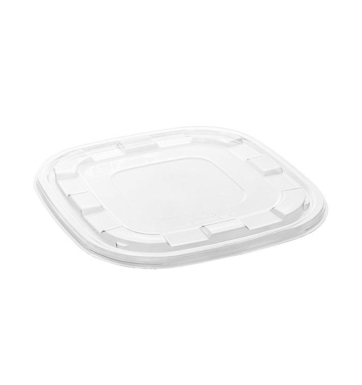 Tampa Plástico PET Transparente para Tigela 27x27cm (25 Uds) Tampa Plástico PET Transparente para Tigela 27x27cm (25 Uds)