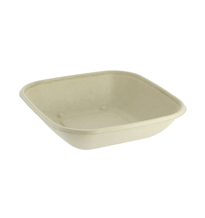 Tigela Cana-de-açúcar 500ml 170x170x30mm (300 Uds) Tigela Cana-de-açúcar 500ml 170x170x30mm (300 Uds)