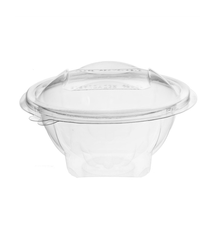 Tigela Redonda Bisagra APET Transparente 250ml Ø120mm (360 Uds) Tigela Redonda Bisagra APET Transparente 250ml Ø120mm (360 Uds)