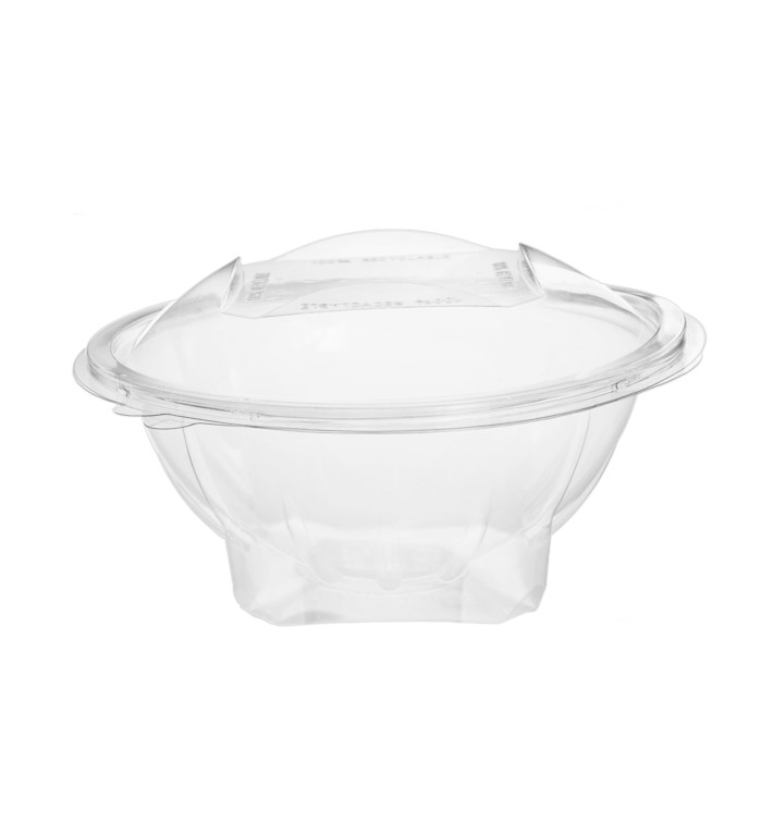 Tigela Redonda Bisagra APET Transparente 750ml Ø172mm (25 Uds) Tigela Redonda Bisagra APET Transparente 750ml Ø172mm (25 Uds)
