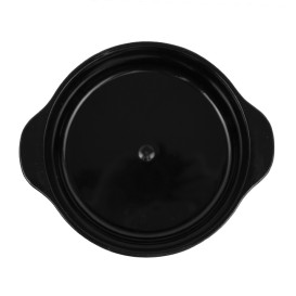 Copo Plastico com Alças Preto 52ml (50 Uds)