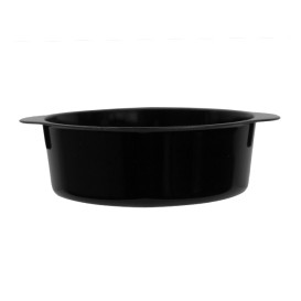 Copo Plastico com Alças Preto 52ml (200 Uds)