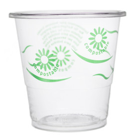 Copo PLA "Green Spirit" Transparente 250ml (50 Uds)