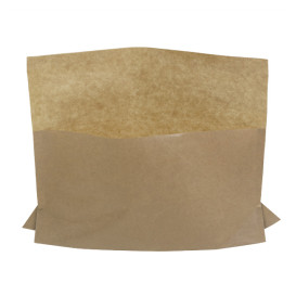 Saqueta Antigordura Kraft 21x17/11x3cm (100 Uds)