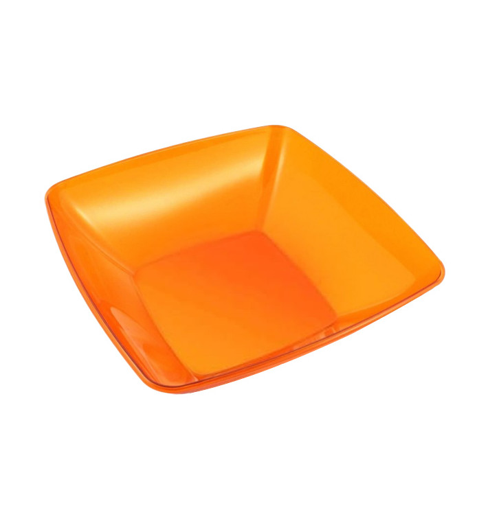 Tigela PS Cristal Duro Laranja 3500ml 28x28cm (20 Uds) Tigela PS Cristal Duro Laranja 3500ml 28x28cm (20 Uds)