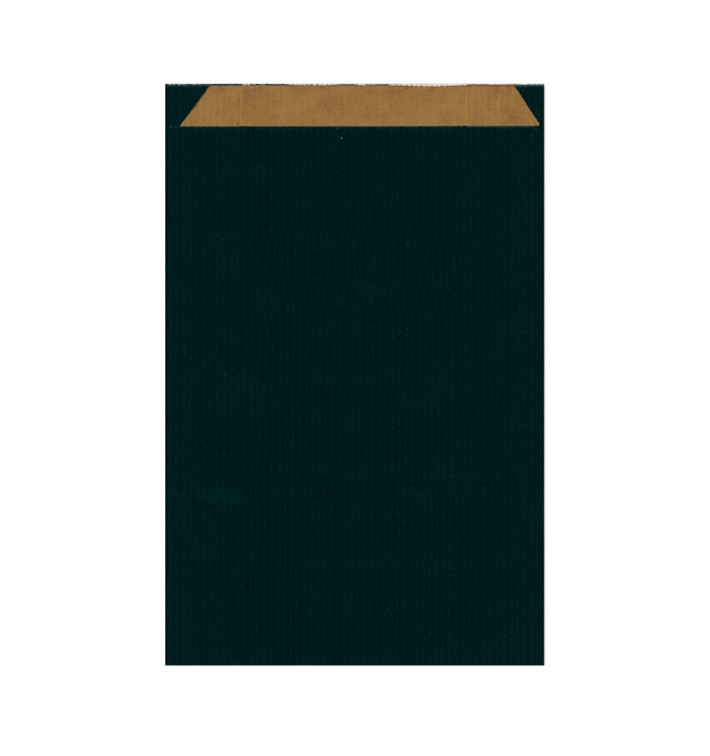 Saco de Papel Kraft Negro 26+9x38cm Saco de Papel Kraft Negro 26+9x38cm
