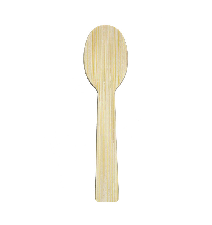 Colher de Bambu 9cm (50 Uds)