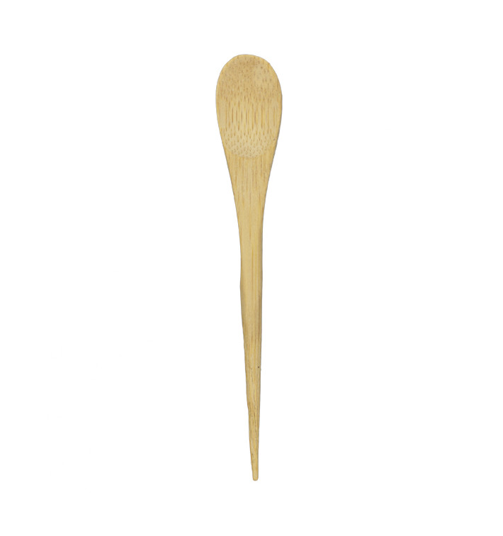 Colher de Bambu 12cm (24 Uds) Colher de Bambu 12cm (24 Uds)