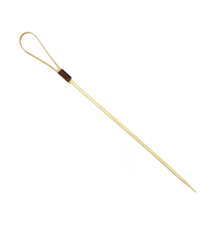 Espeto de Bambu decorado “Coração” 15cm (250 Uds) Espeto de Bambu decorado “Coração” 15cm (250 Uds)
