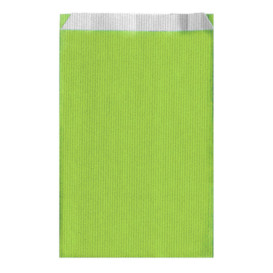 Saco de Papel Verde Anis 12+5x18 cm 