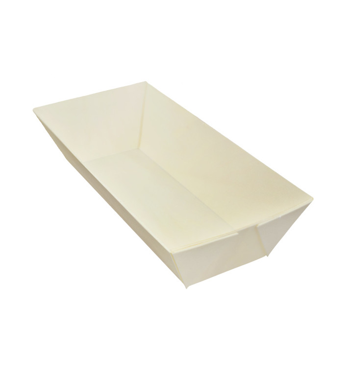 Tabuleiro em Madeira 410ml 19,5x7,7cm (12 Uds) Tabuleiro em Madeira 410ml 19,5x7,7cm (12 Uds)