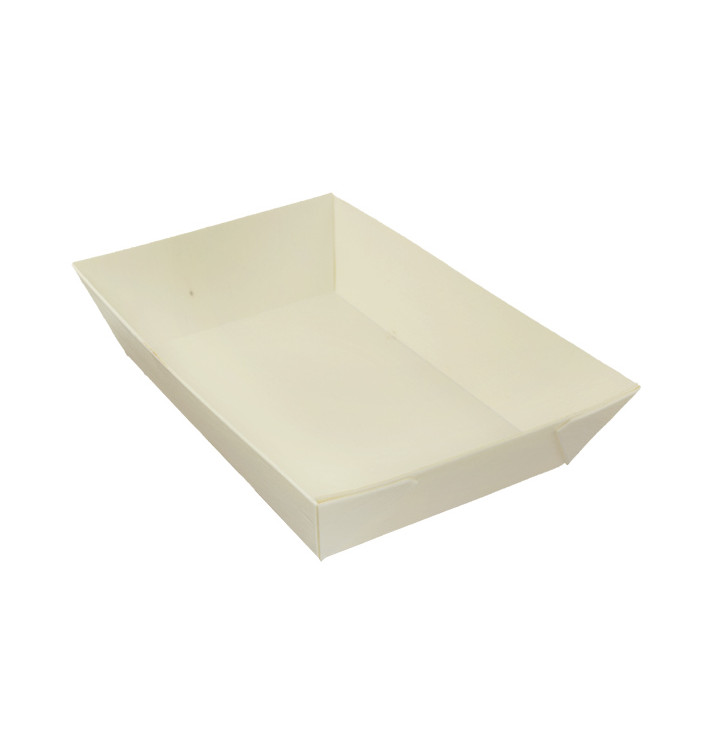 Tabuleiro em Madeira 500ml 20,5x12,5cm (144 Uds) Tabuleiro em Madeira 500ml 20,5x12,5cm (144 Uds)